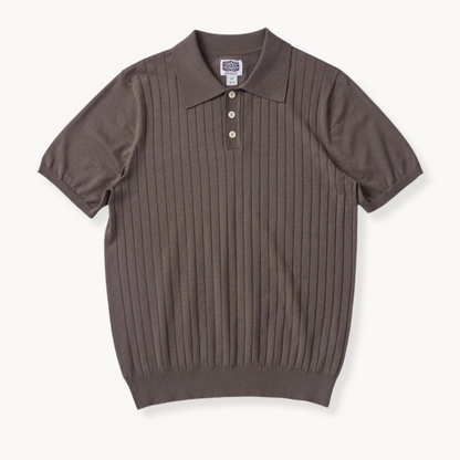 Charlie™|Silk cotton polo