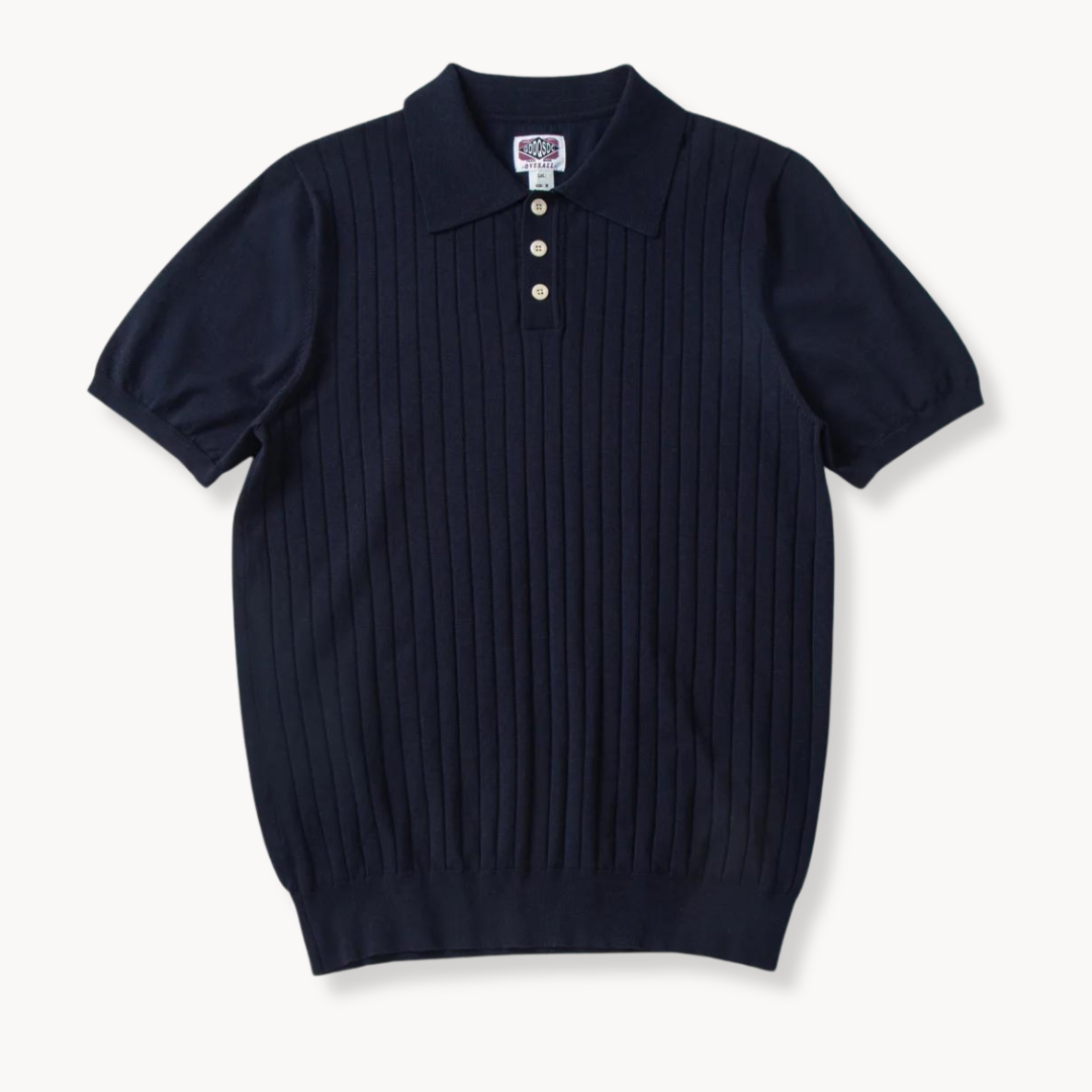Charlie™|Silk cotton polo