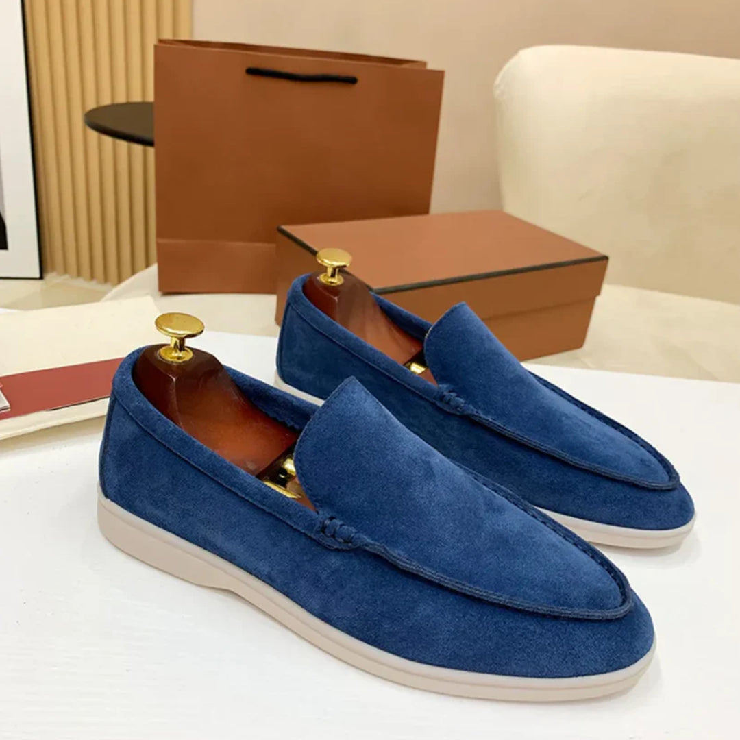 Harvey™|Sleek suede loafers for men