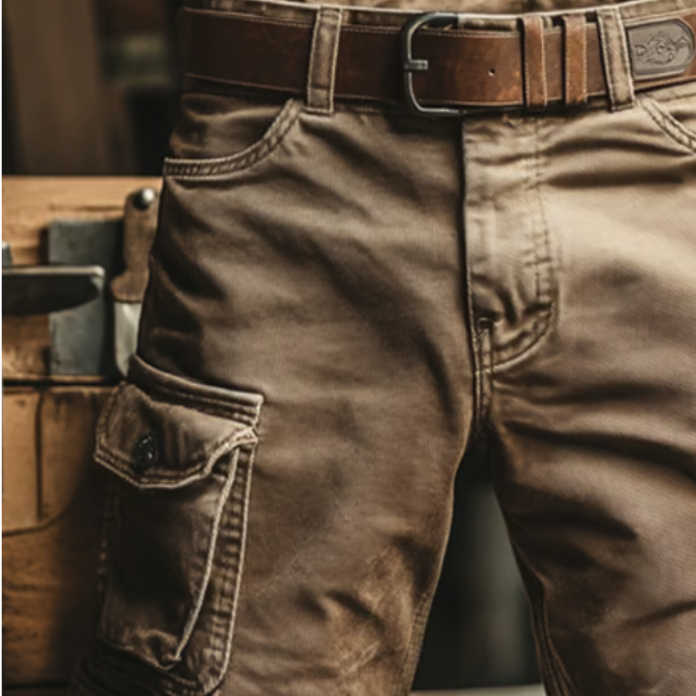 Hudson™|Cargo Shorts with 6 Pockets
