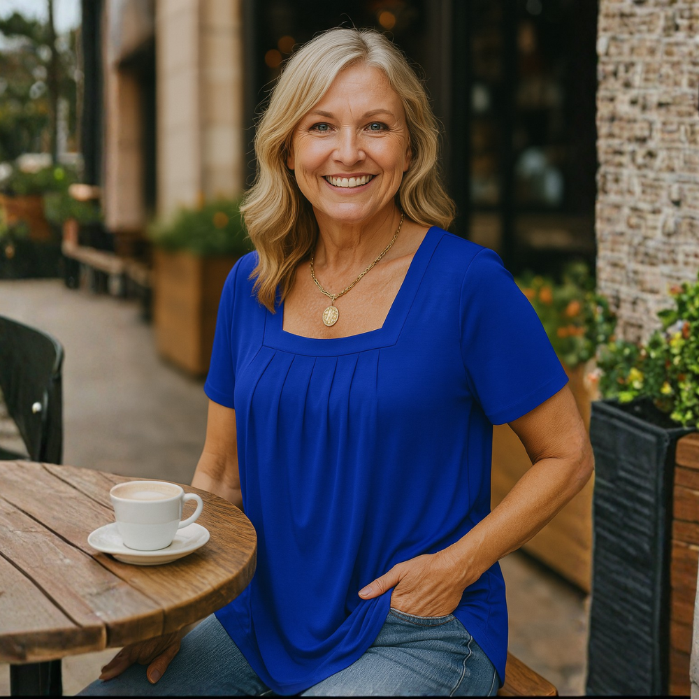 Nara™|Pleated Comfort Top