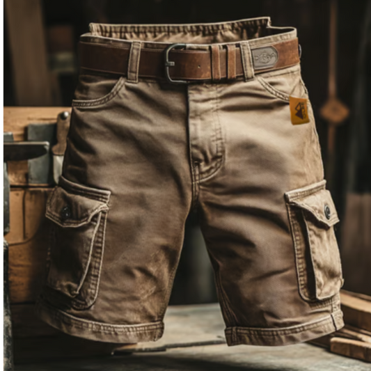 Hudson™|Cargo Shorts with 6 Pockets