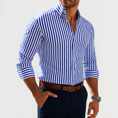 Joshua™|Shirt with bold stripes