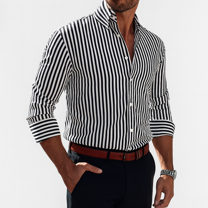 Joshua™|Shirt with bold stripes