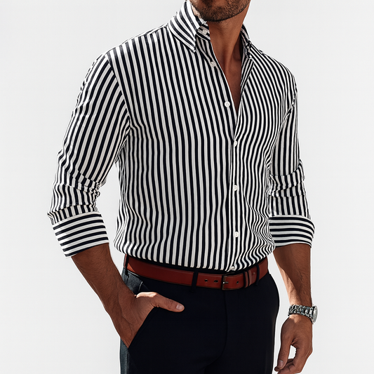Joshua™|Shirt with bold stripes