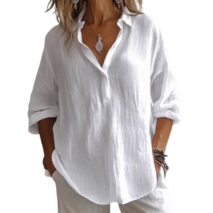 Heidi™|Airy Linen Blouse