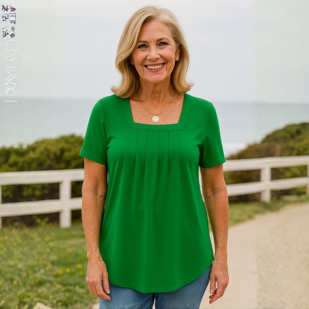 Nara™|Pleated Comfort Top