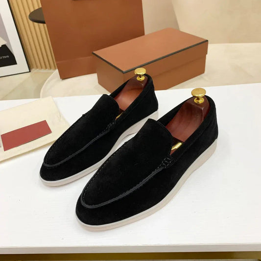Harvey™|Sleek suede loafers for men