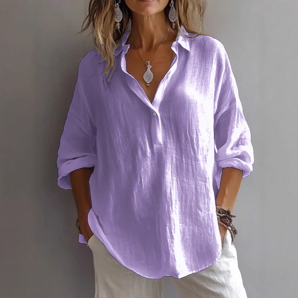Heidi™|Airy Linen Blouse