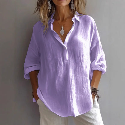 Heidi™|Airy Linen Blouse