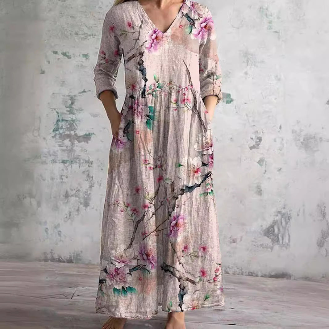 Vienna™|Summer Dress With Floral Pattern