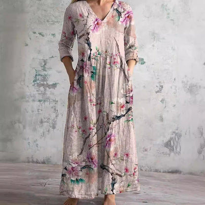 Vienna™|Summer Dress With Floral Pattern