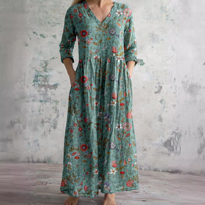 Vienna™|Summer Dress With Floral Pattern