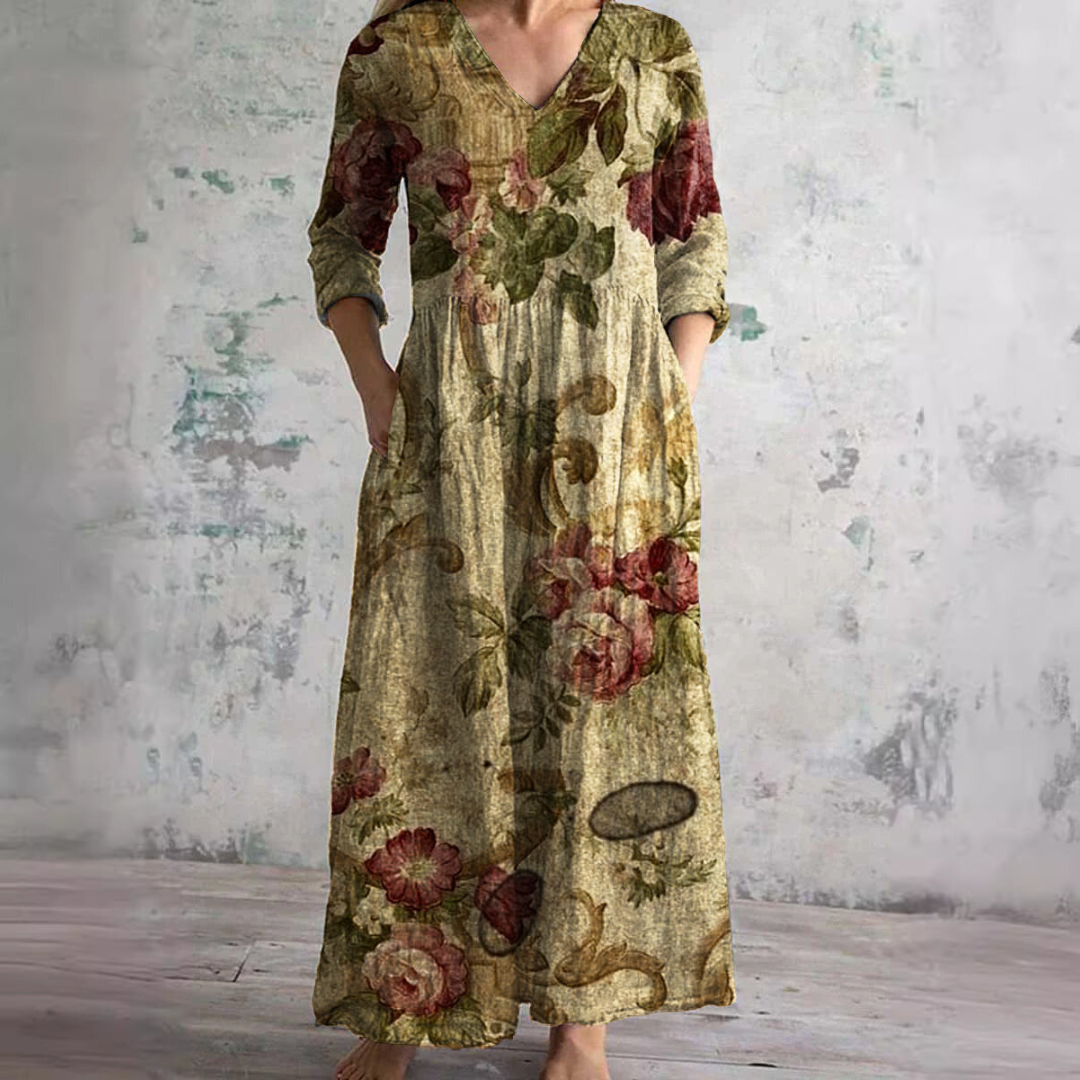 Vienna™|Summer Dress With Floral Pattern
