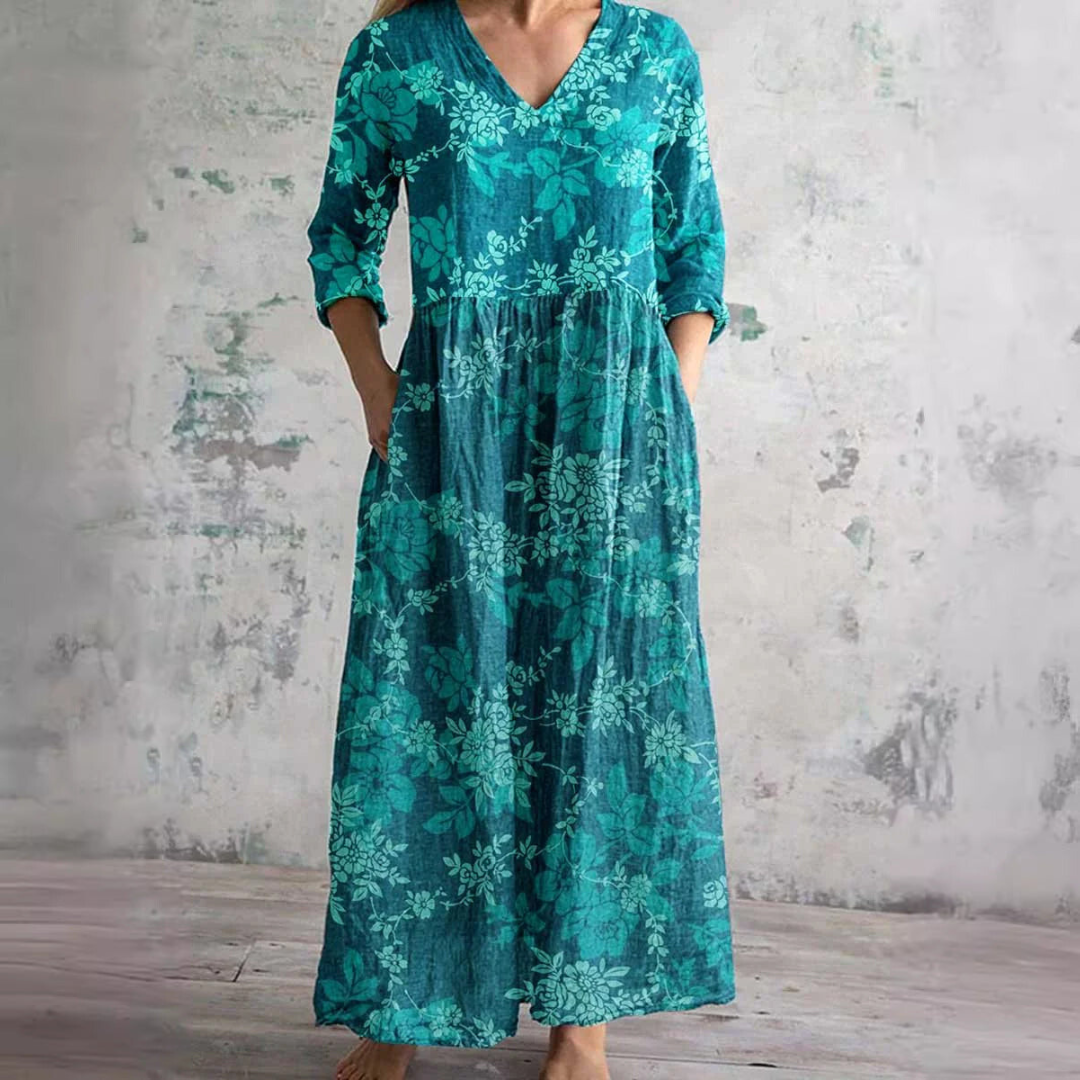 Vienna™|Summer Dress With Floral Pattern