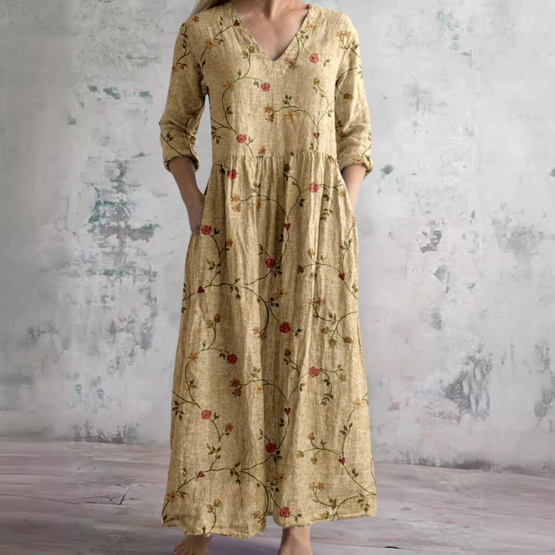 Vienna™|Summer Dress With Floral Pattern