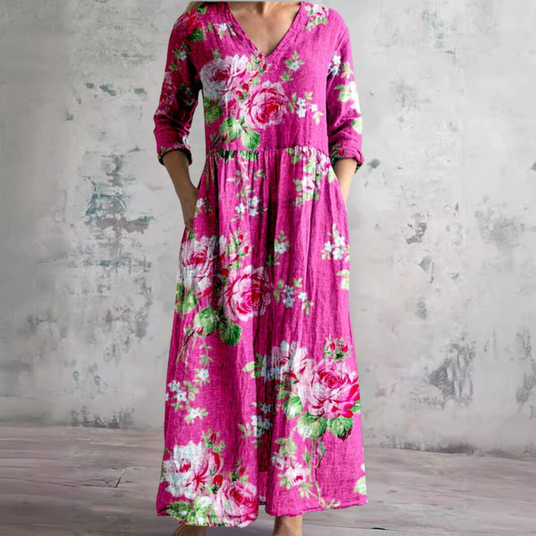 Vienna™|Summer Dress With Floral Pattern