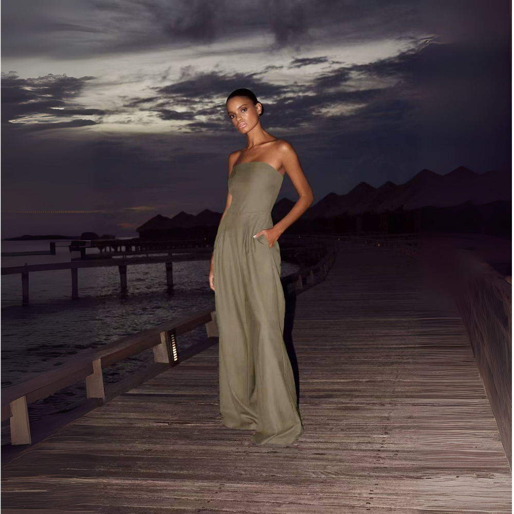 Zara™|Elegant Strapless Jumpsuit