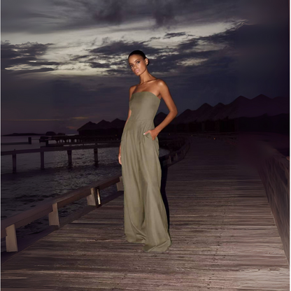 Zara™|Elegant Strapless Jumpsuit