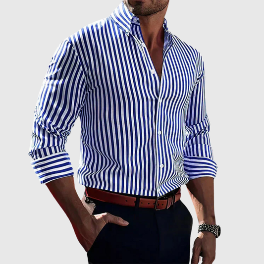 Logan™|Elegant Striped Shirt