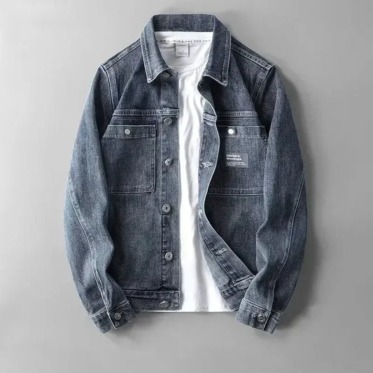 Jordan™|Denim jacket with button placket