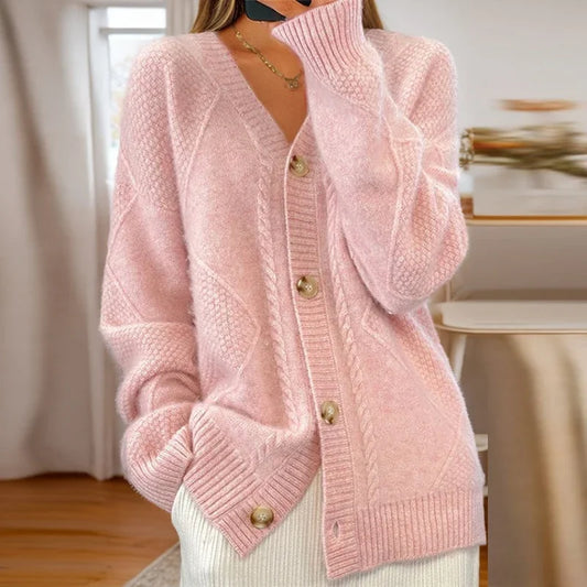 Arabella™|Cable-Knit Cardigan