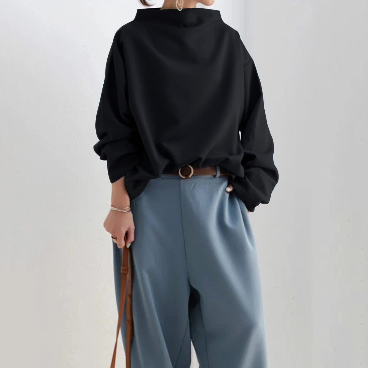 Mabel™|High Neck Sweater
