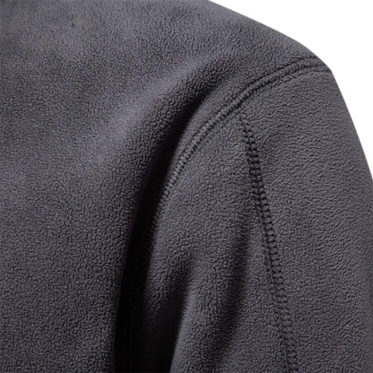 Thomas™|Quarter zip fleece sweater