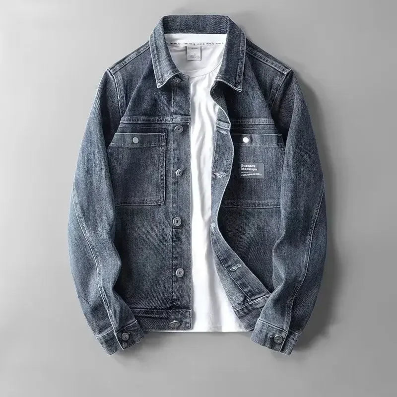 Jordan™|Denim jacket with button placket