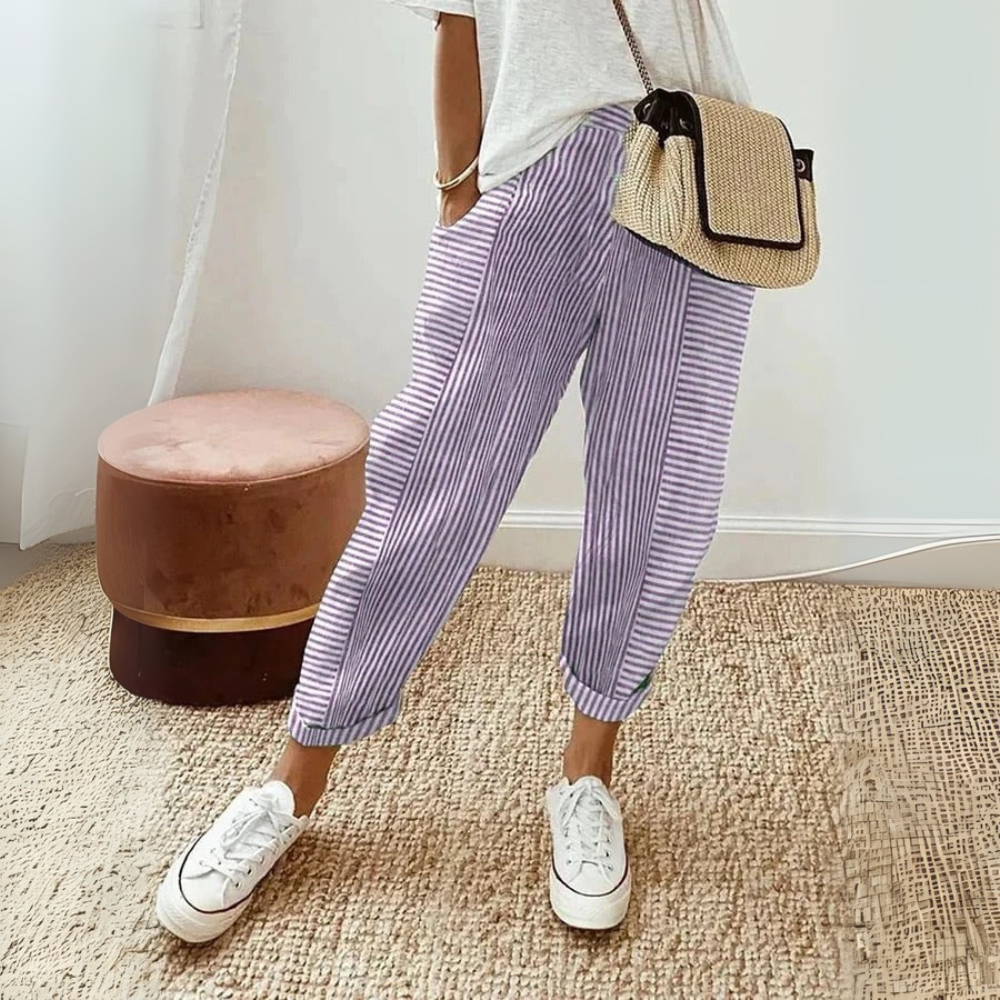 Matilda™|Striped Trousers