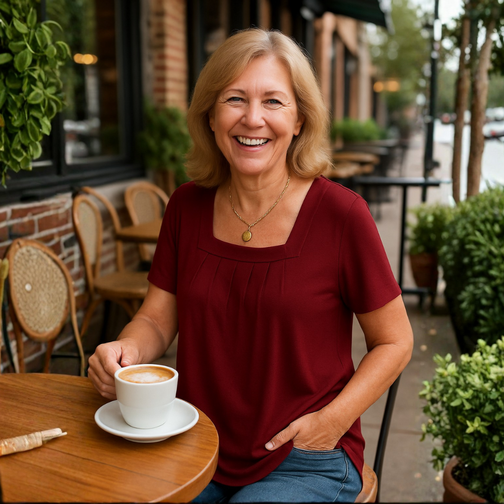 Nara™|Pleated Comfort Top