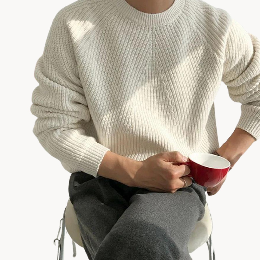James™|Ridge knit sweater