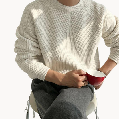James™|Ridge knit sweater