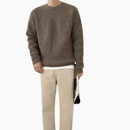 James™|Ridge knit sweater