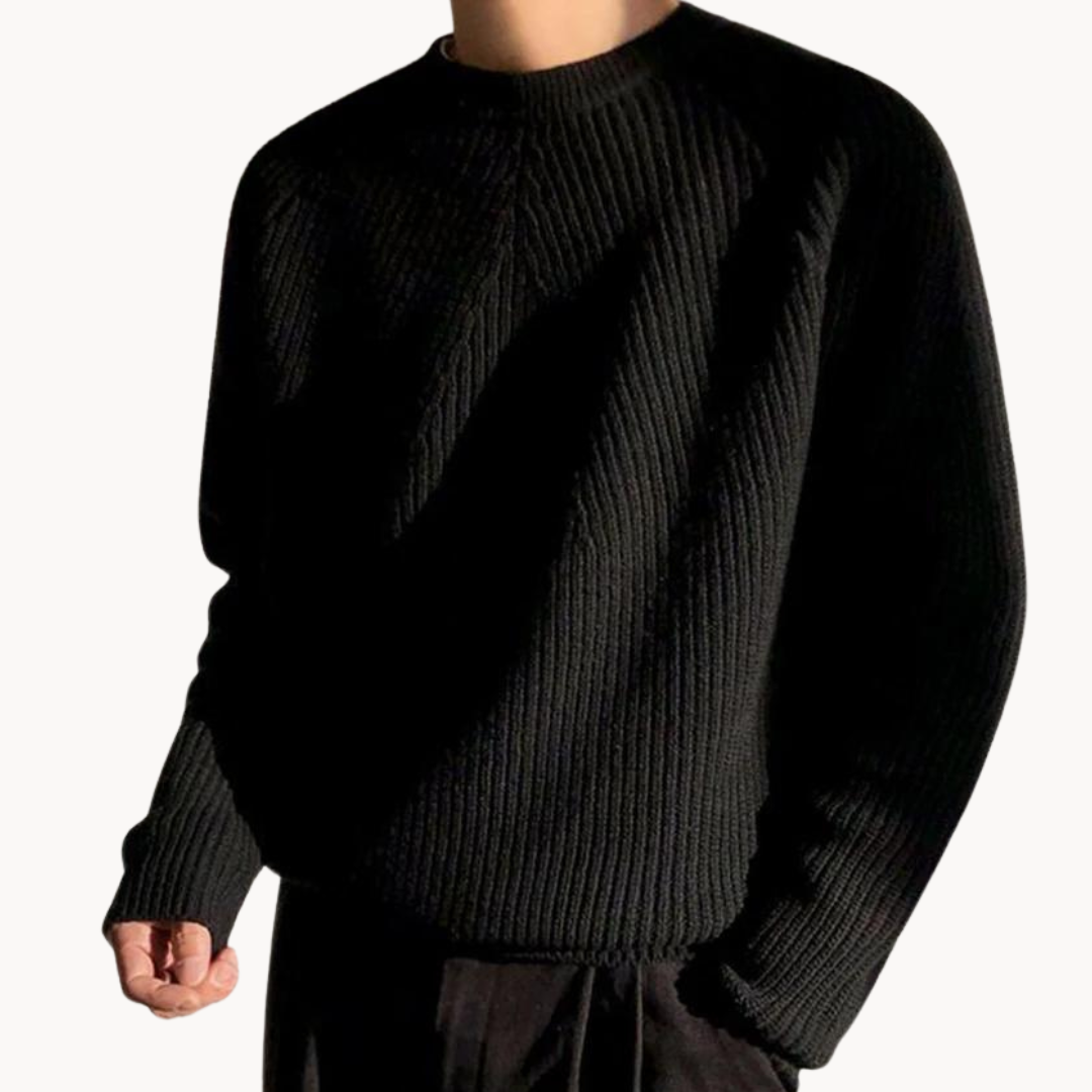 James™|Ridge knit sweater