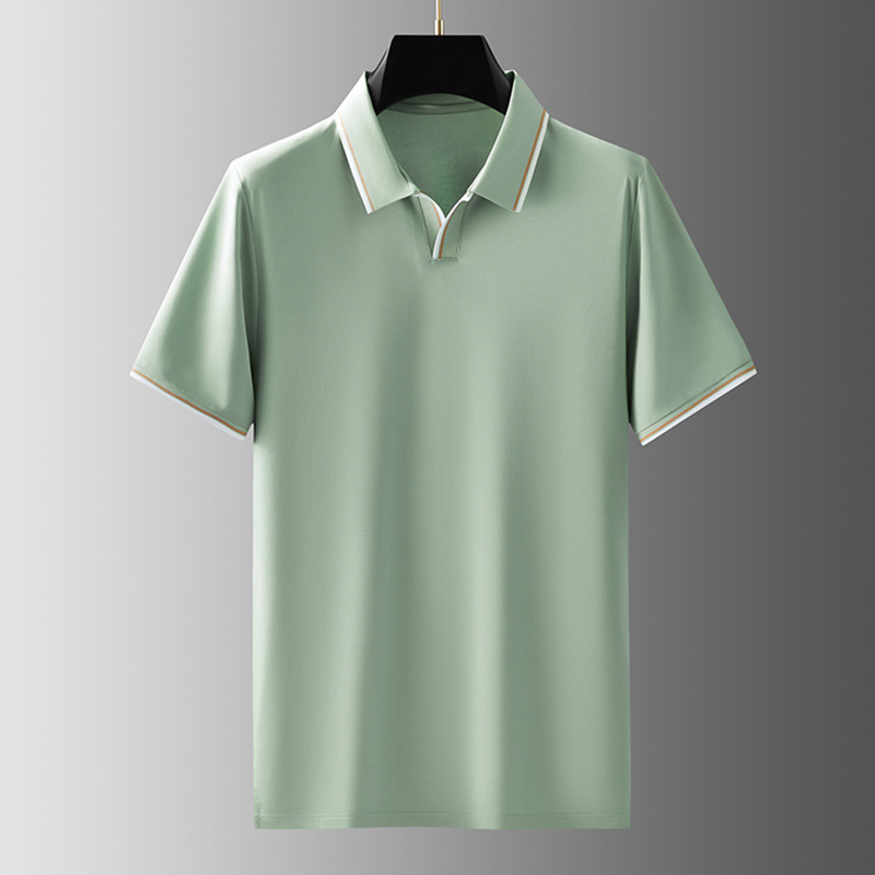 Leo™|Silk buttonless porto polo