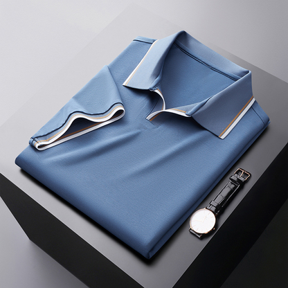 Leo™|Silk buttonless porto polo