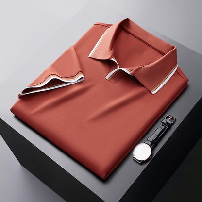 Leo™|Silk buttonless porto polo