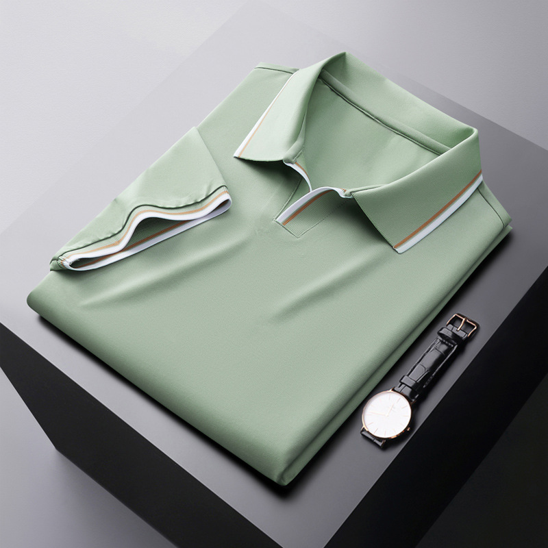 Leo™|Silk buttonless porto polo