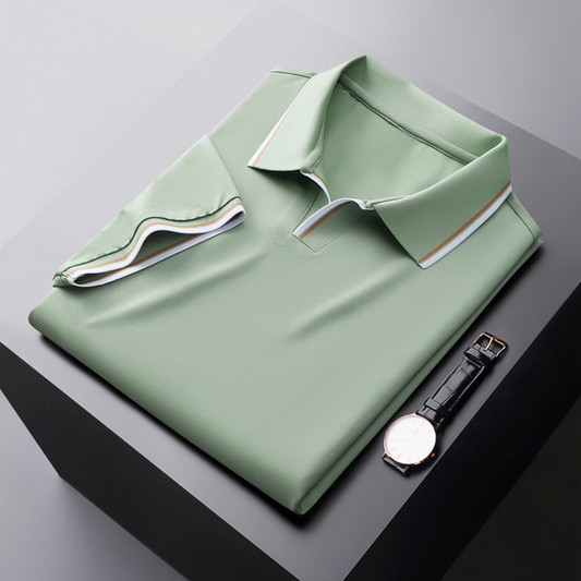 Leo™|Silk buttonless porto polo