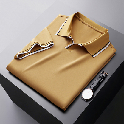 Leo™|Silk buttonless porto polo