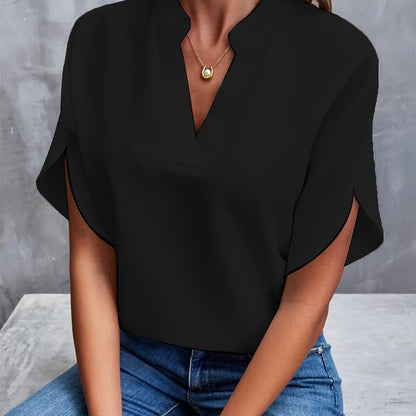 Lara™|Draped Blouse