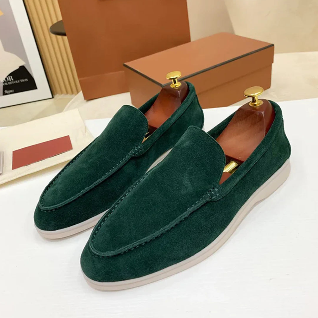 Harvey™|Sleek suede loafers for men