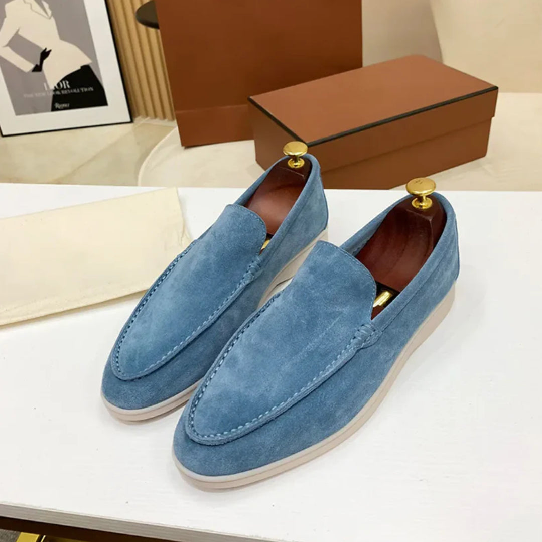 Harvey™|Sleek suede loafers for men