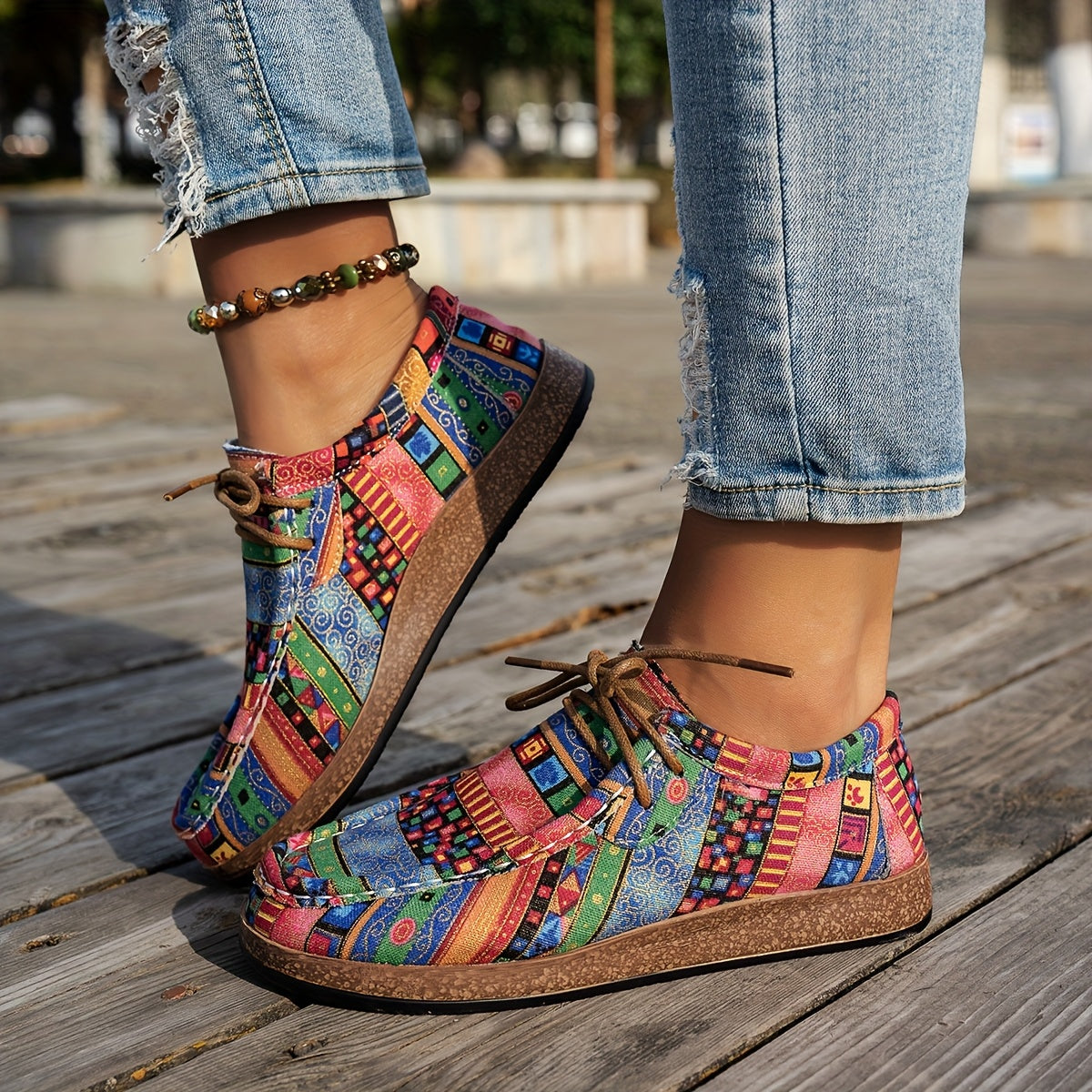 Pipa|Colorful Retro Shoes