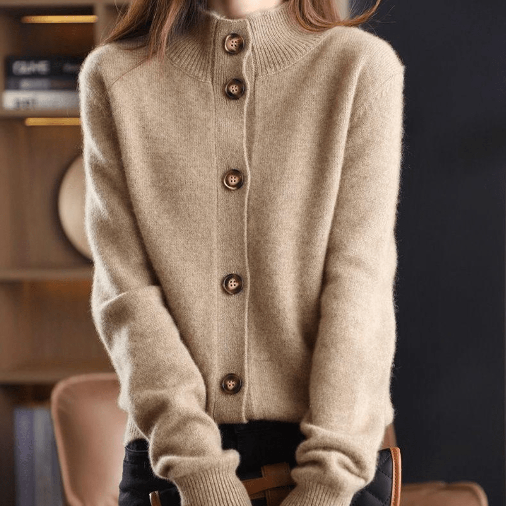 Bella|Luxurious Cashmere Knit Cardigan