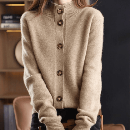 Bella|Luxurious Cashmere Knit Cardigan