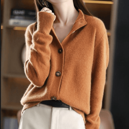Bella|Luxurious Cashmere Knit Cardigan
