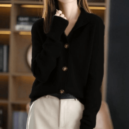 Bella|Luxurious Cashmere Knit Cardigan