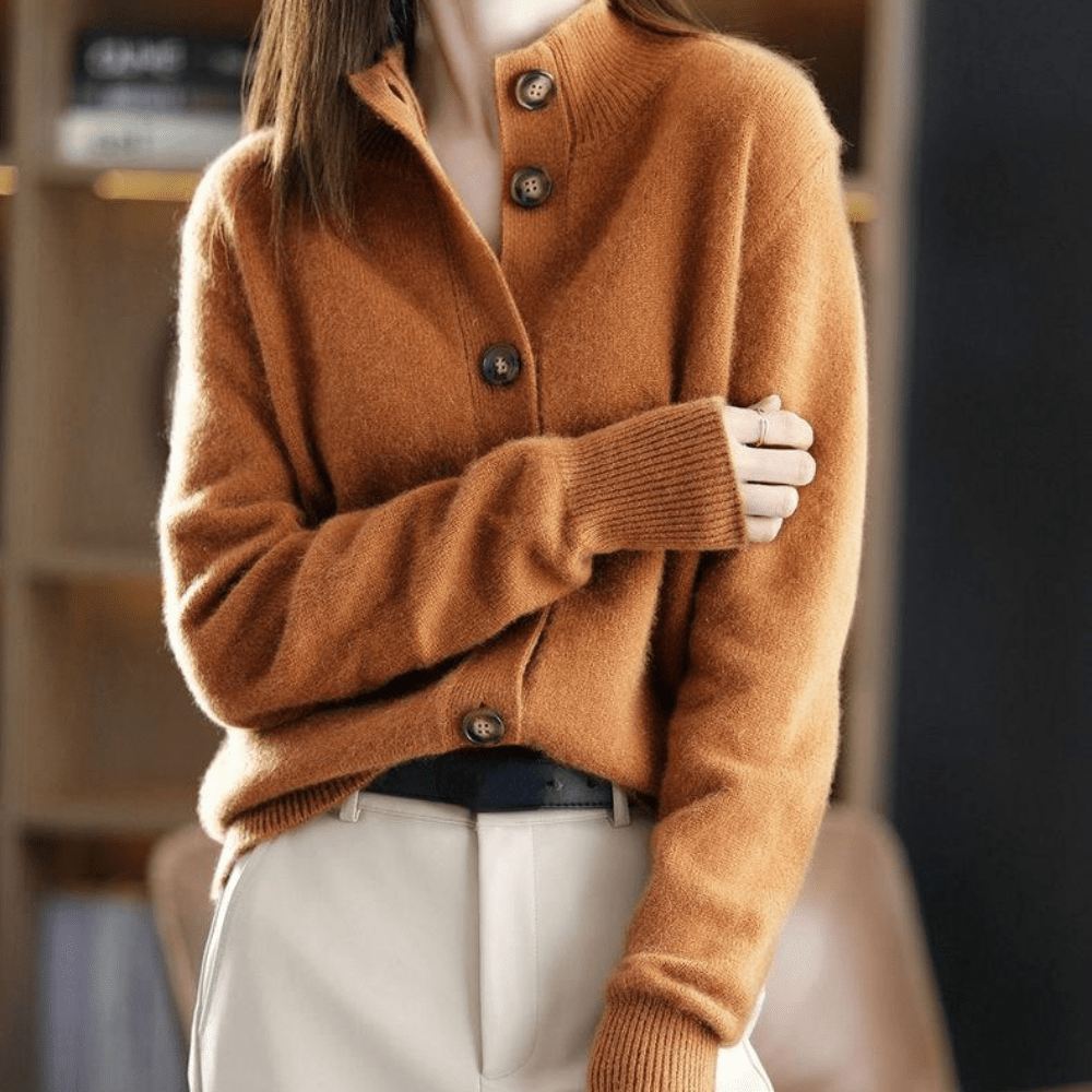 Bella|Luxurious Cashmere Knit Cardigan